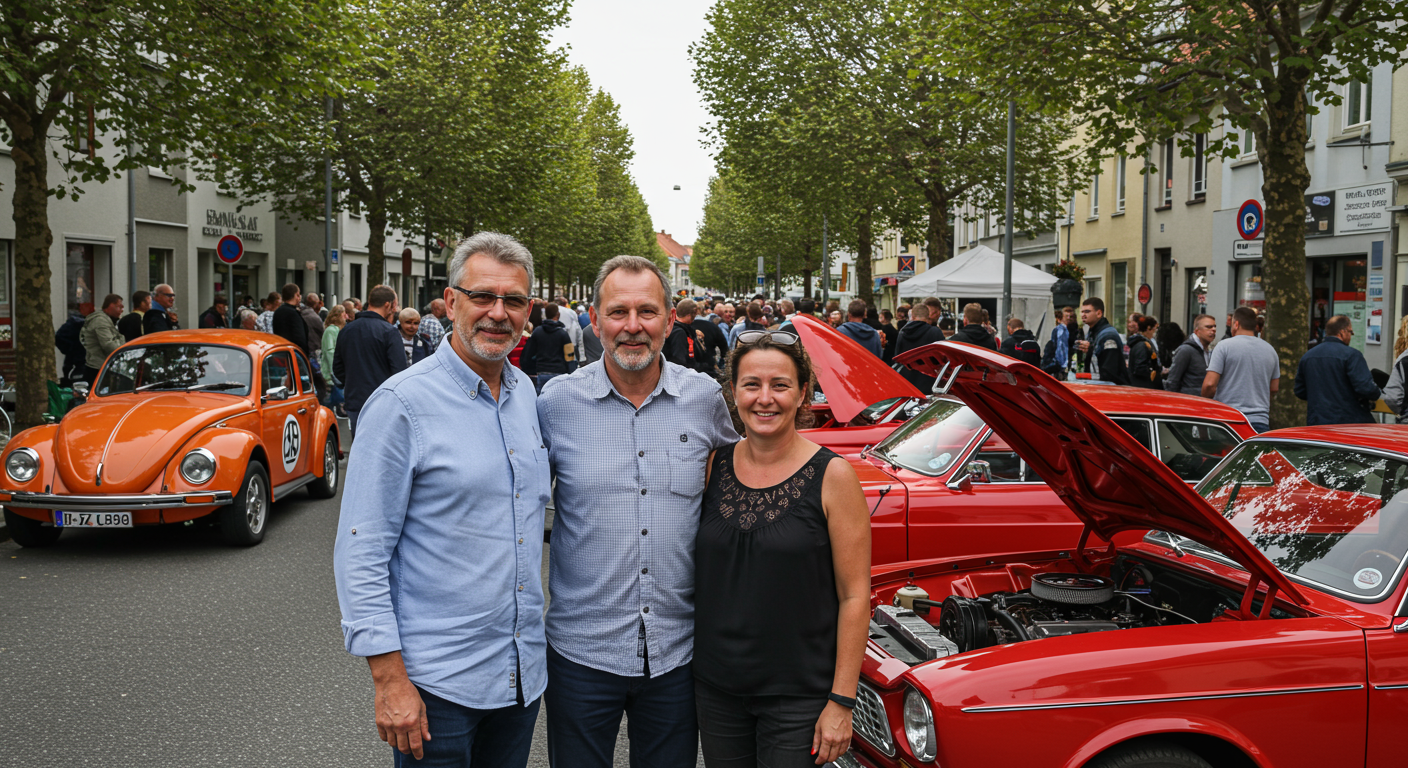Kevin Methvin at Prosper Real Estate Enjoying the Cruisin' Blues Car Show