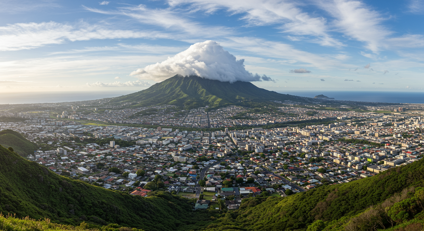 A historical view of Cape Town, South Africa showcasing its rich history.