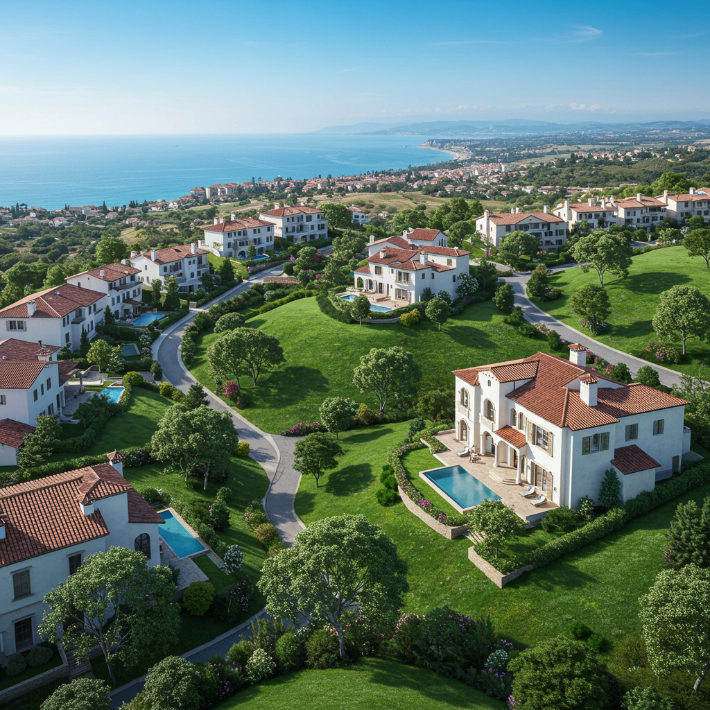 Gated homes with ocean views in The Reserve, San Clemente