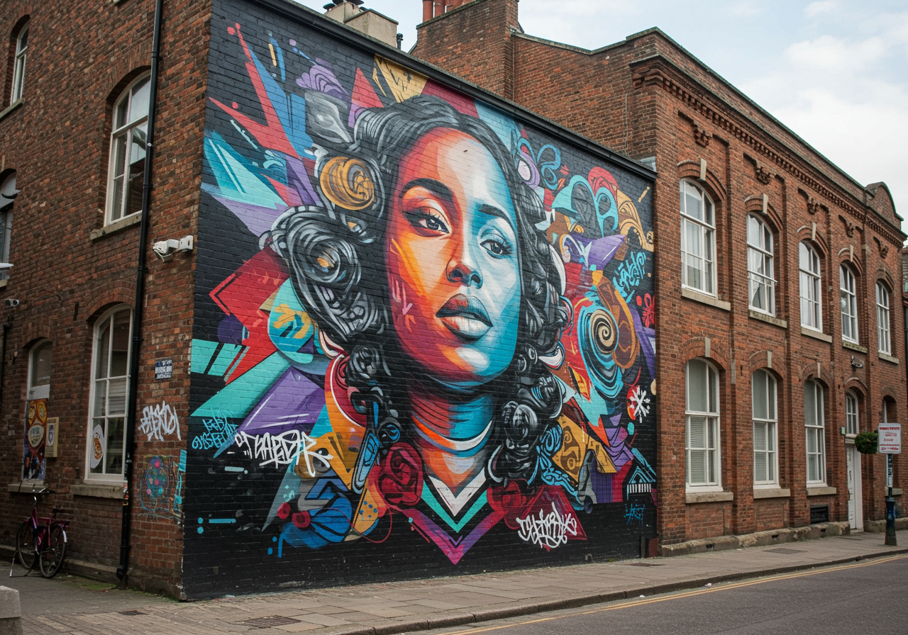 Bushwick street mural