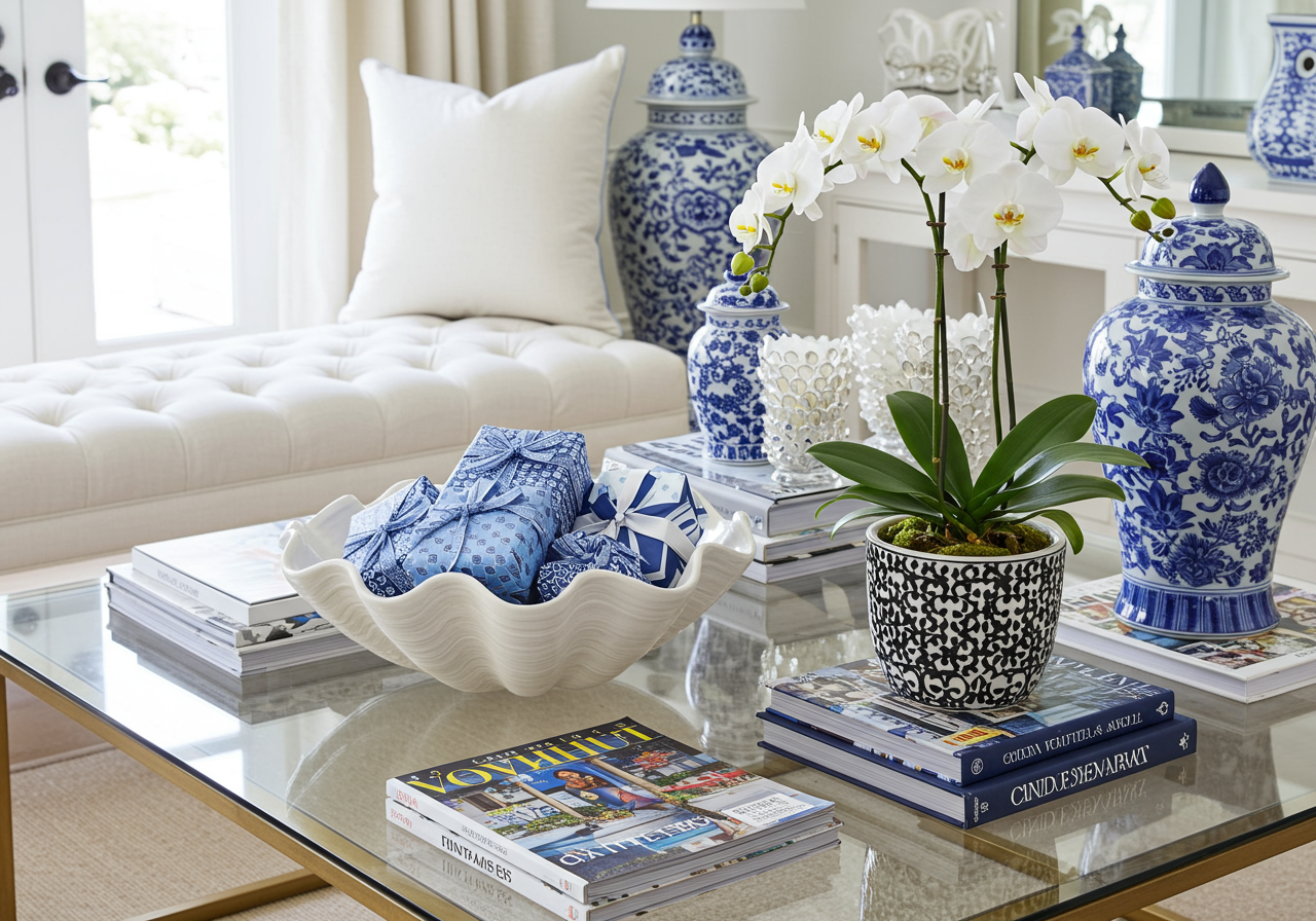 Barclay Butera Interiors pillows display