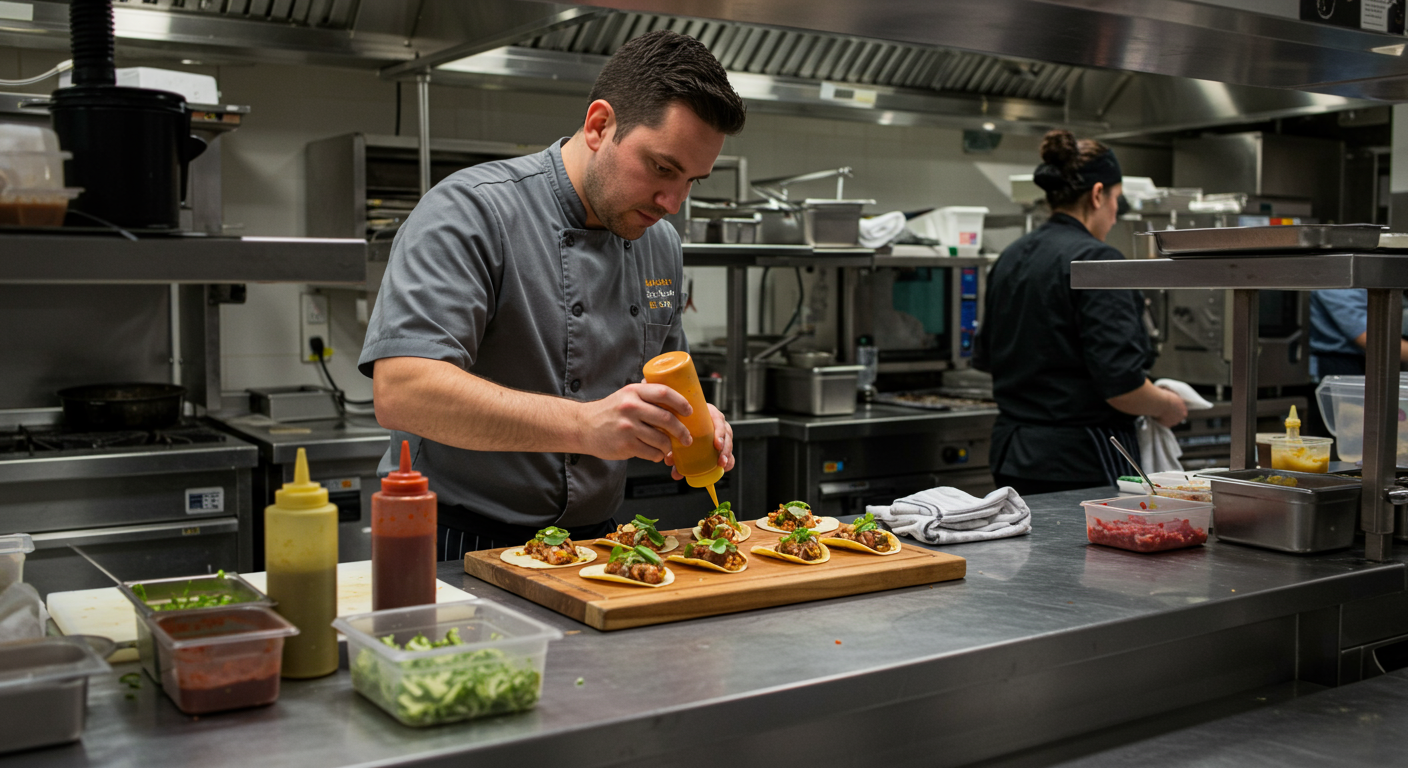 Chef Omar Huerta at Calavera