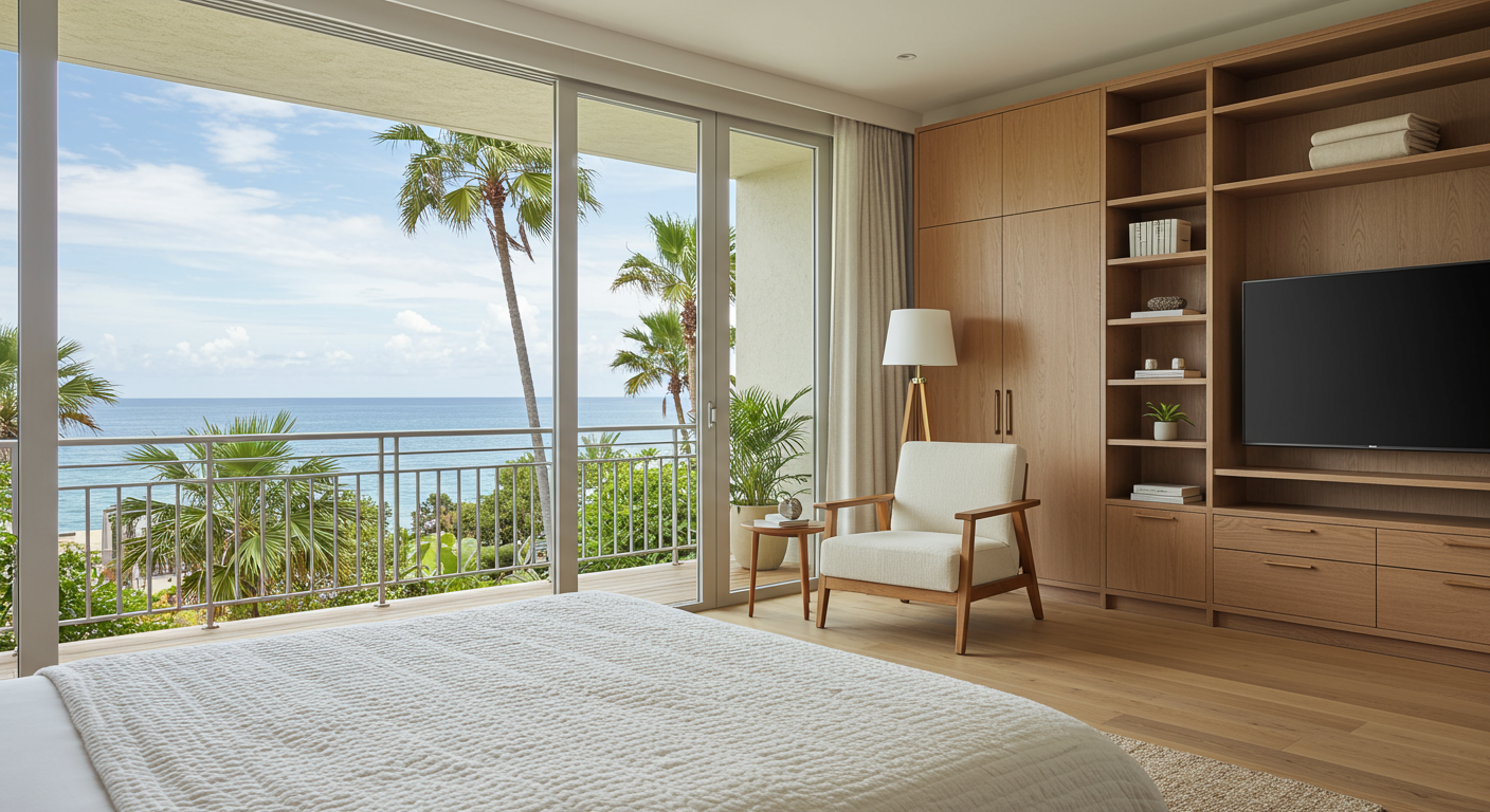 ocean view from bedroom
