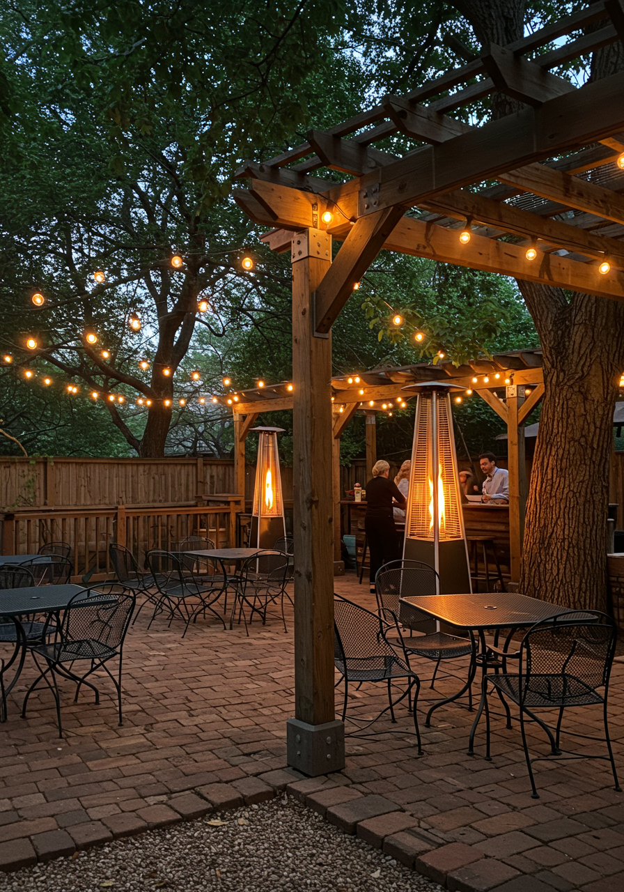patio at goodyear house in noda
