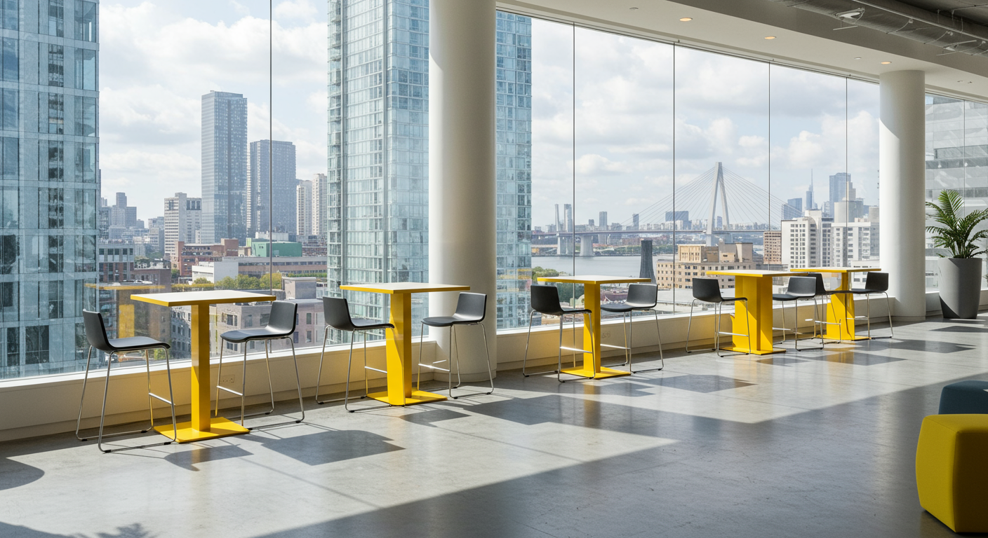 Interior of Park Tower showcasing views of San Francisco