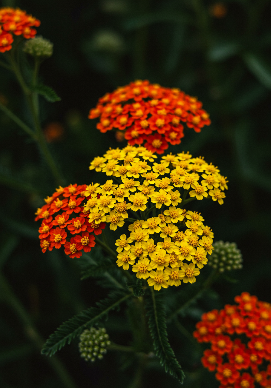 moonshine yarrow achillea yellow flowers