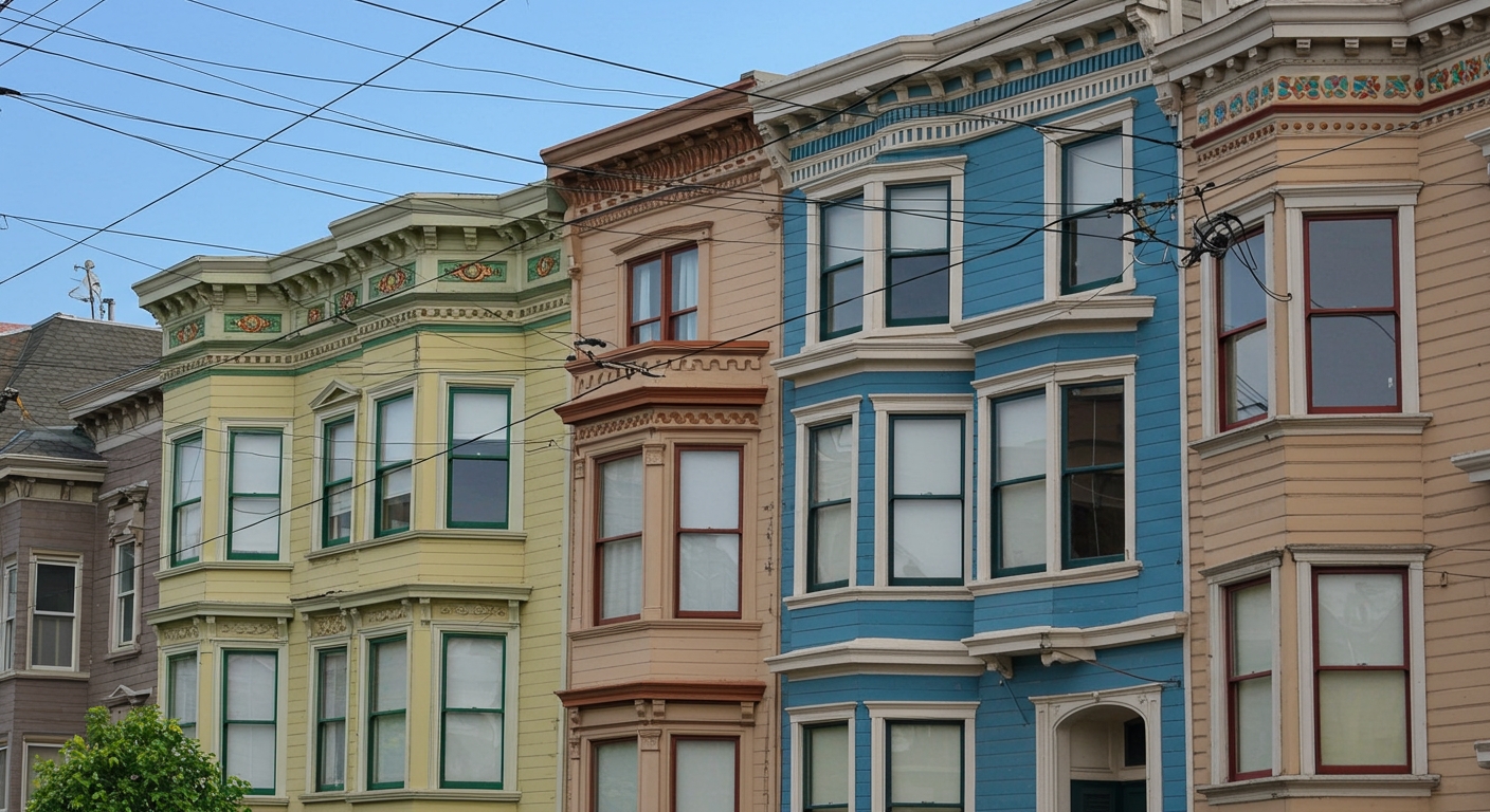 A mapped introduction to San Francisco's many varieties of Victorians