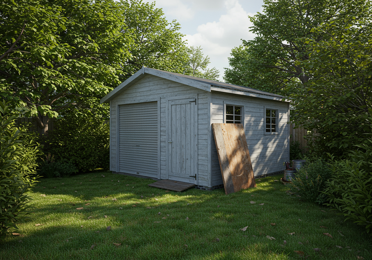 Backyard shed