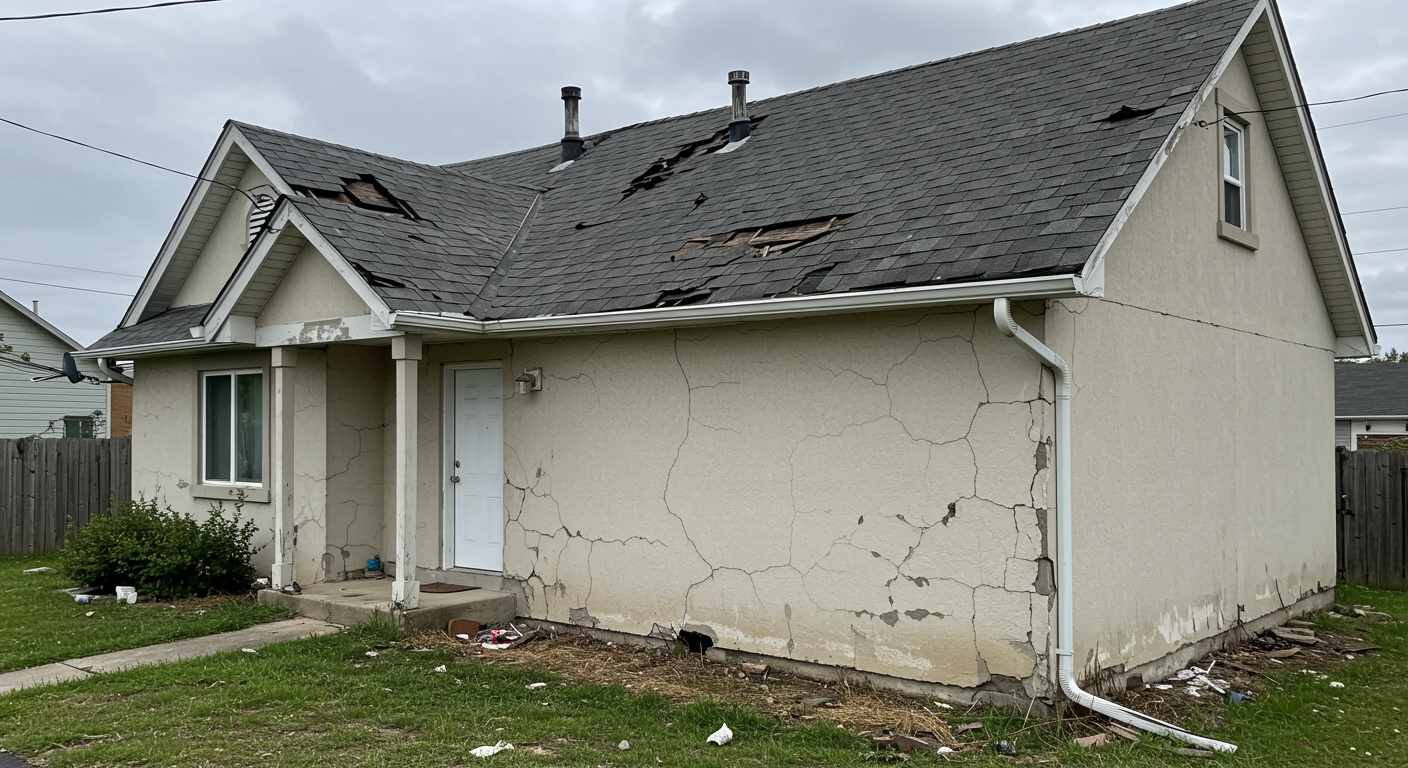 A damaged roof is one of the things that can hurt your property value.