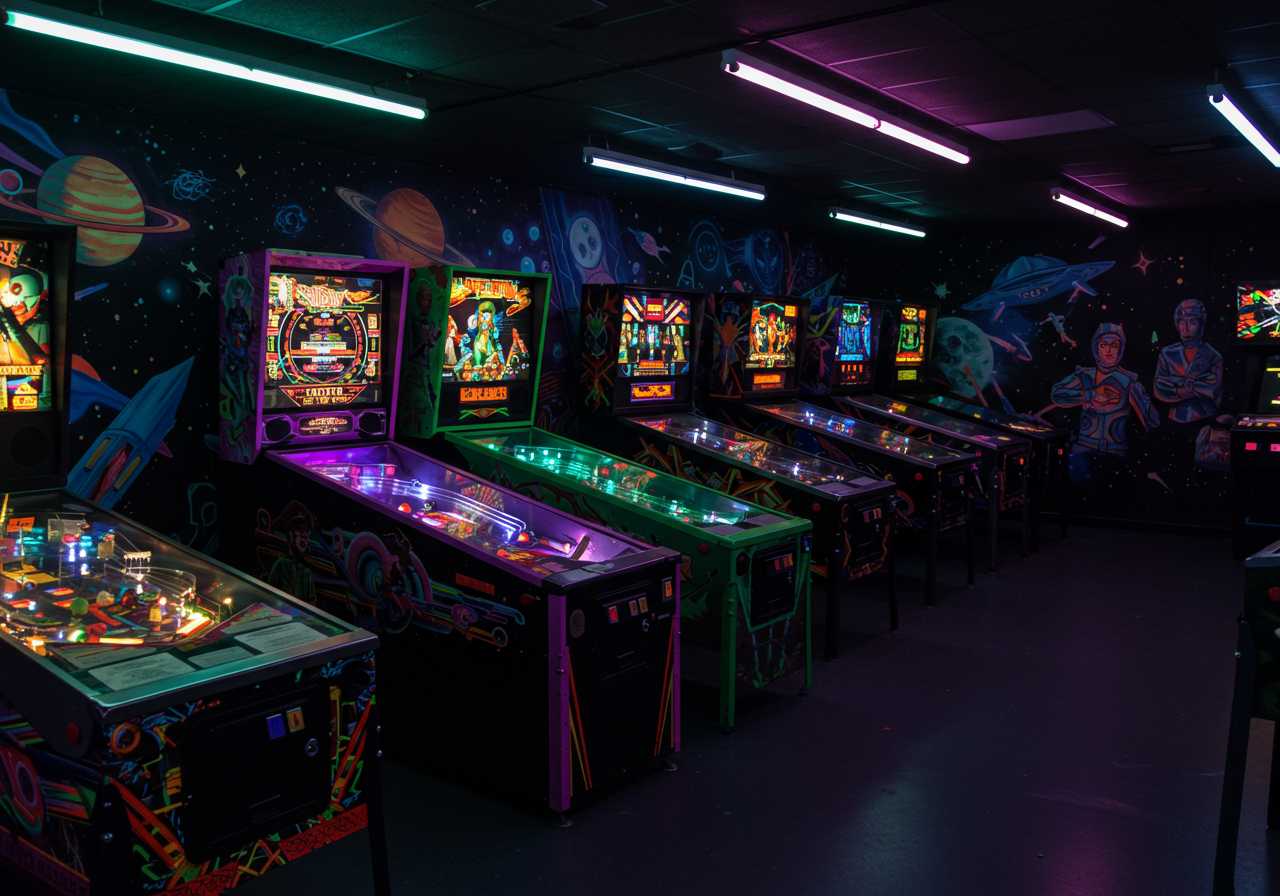 Set a high score at Emporium Arcade Bar