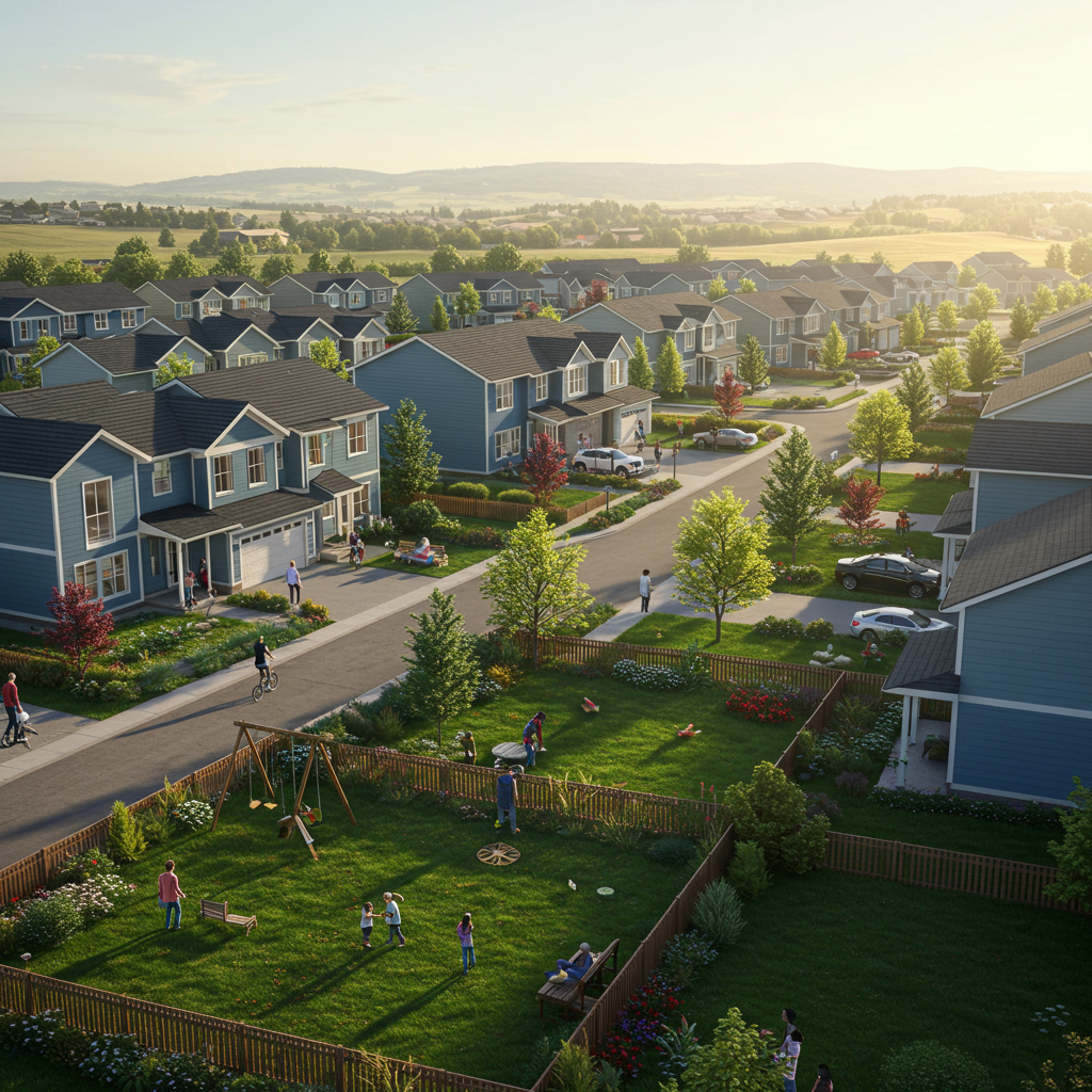 Artist rendition of Del Obispo neighborhood in Dana Point