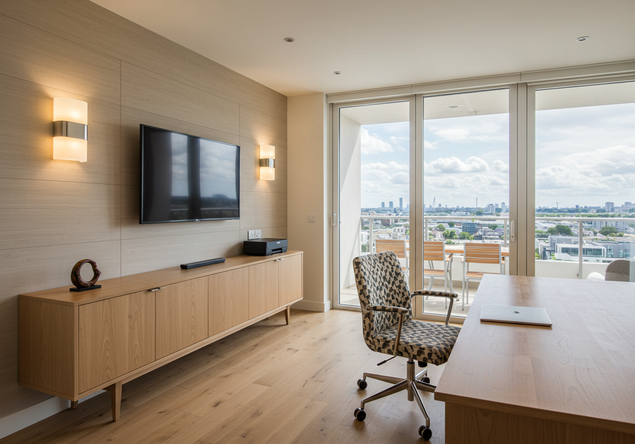 large windows and lanai