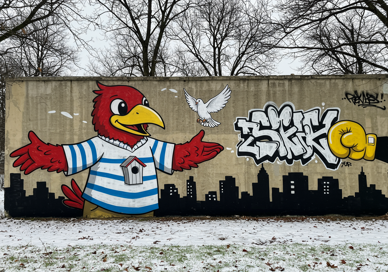 Walk through an outdoor art gallery at the 16th Street Murals