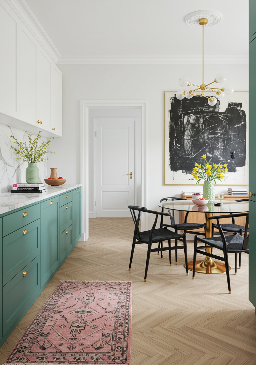 kitchen paint colors, blue kitchen