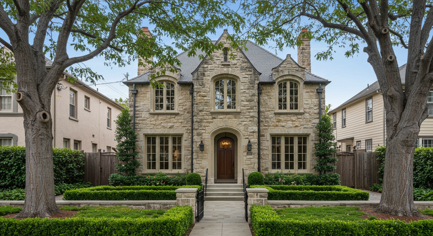 French Provincial Home in Los Angeles in an HPOZ