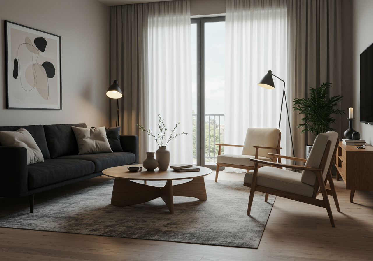 Image may contain Home Decor Couch Furniture Table Coffee Table Chair Architecture Building Indoors and Living Room