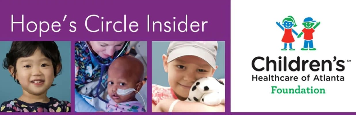 three photos of children's in Children's Healthcare of Atlanta Foundation