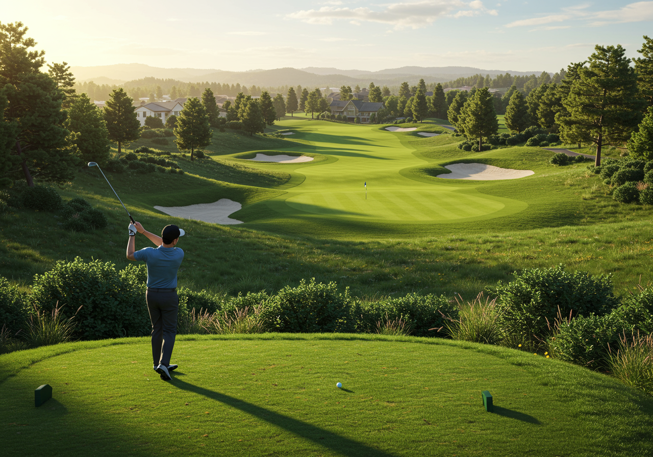 Golfing In Promontory Park City 