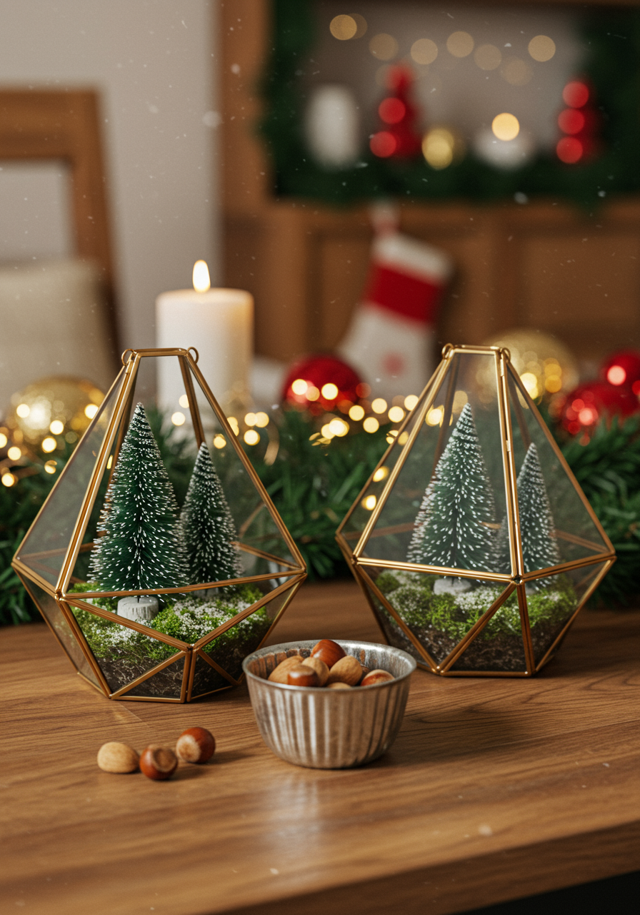 winter crafts wintertime terrarium