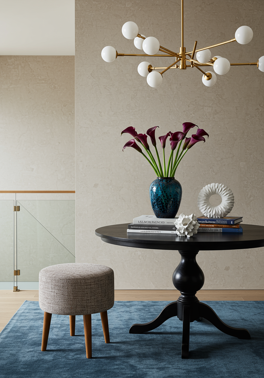 Image may contain Furniture Table Flower Flower Arrangement Plant Desk Ikebana Book Publication and Dining Table