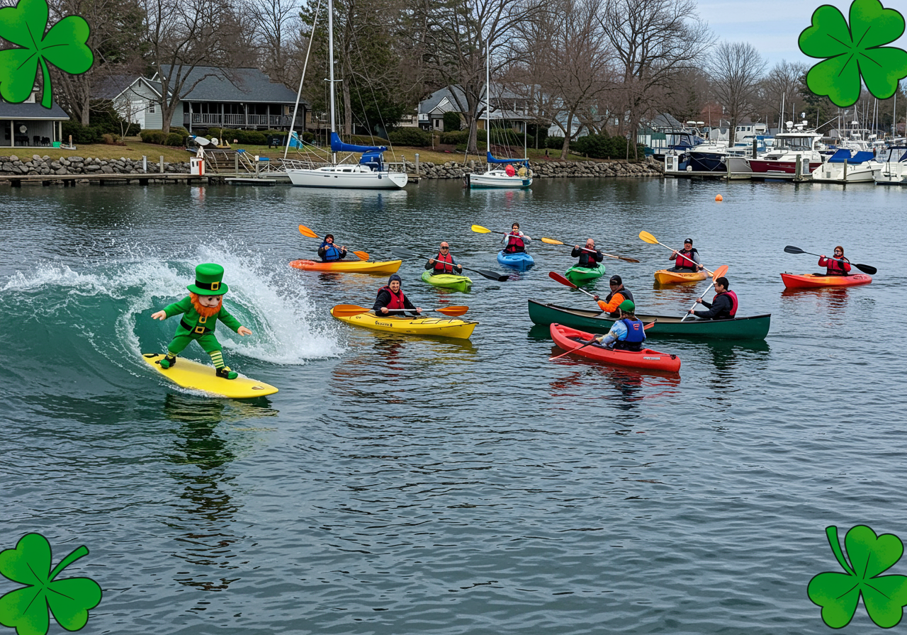 St. Patrick's Day Paddle Race