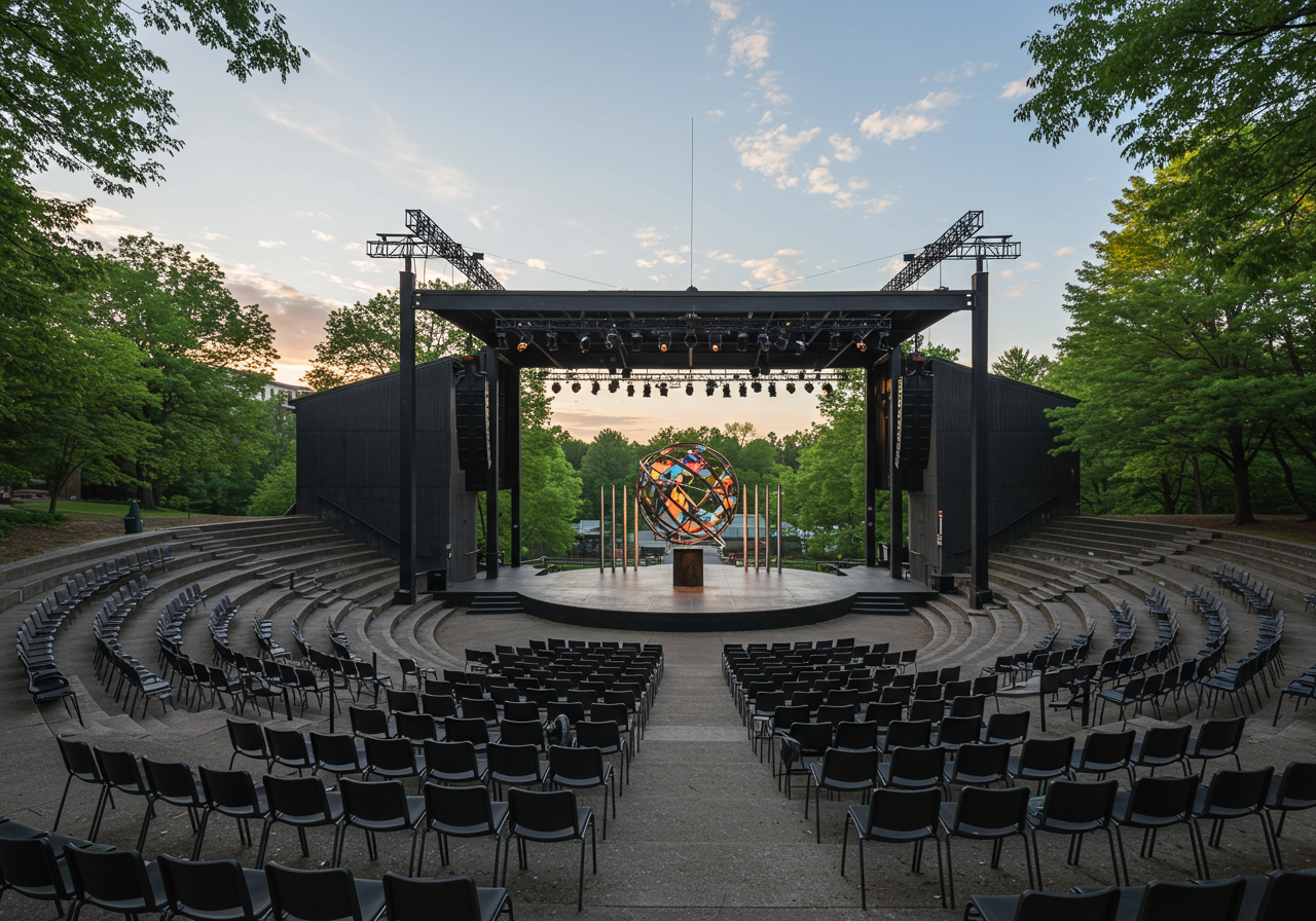 Watch an outdoor play at American Players Theatre