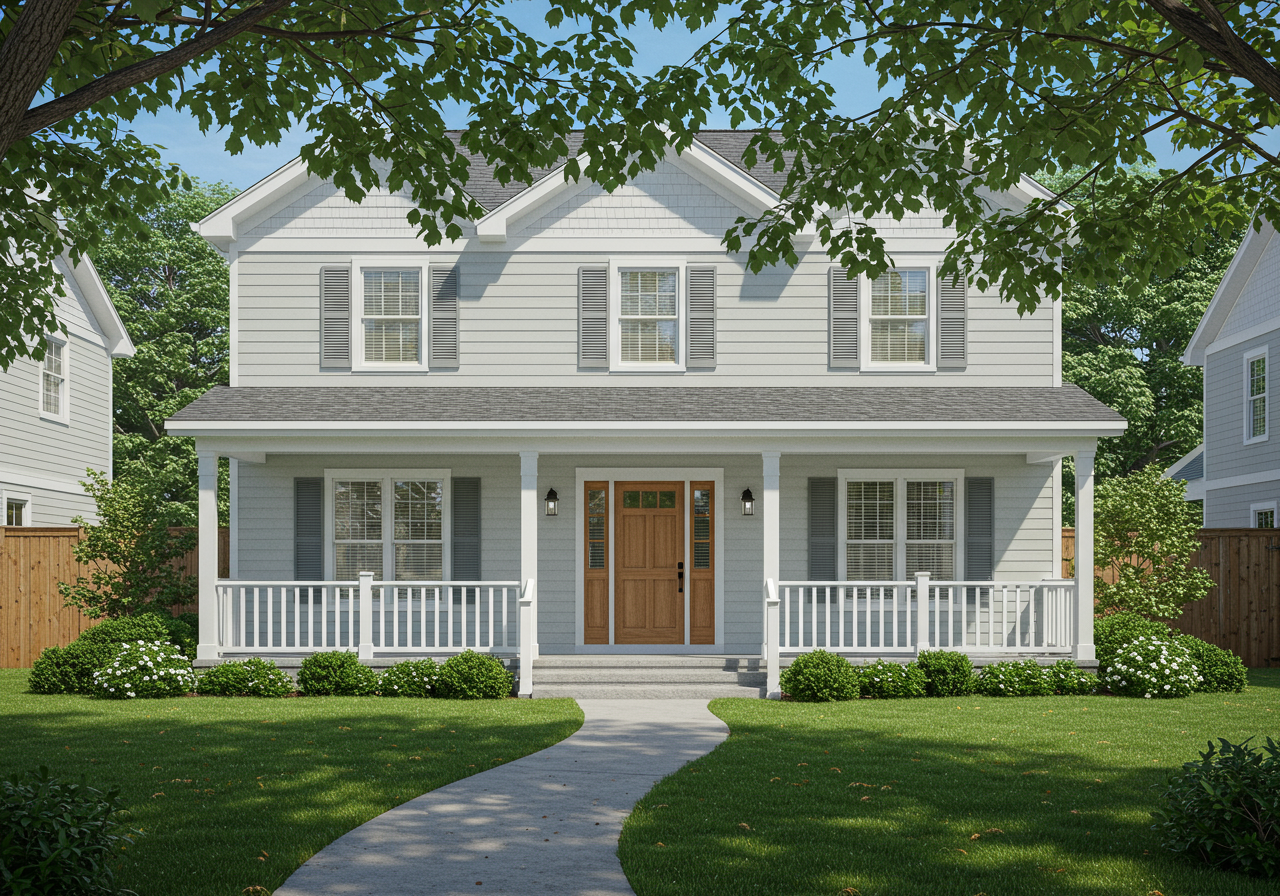 two story home in Huntsville, AL.