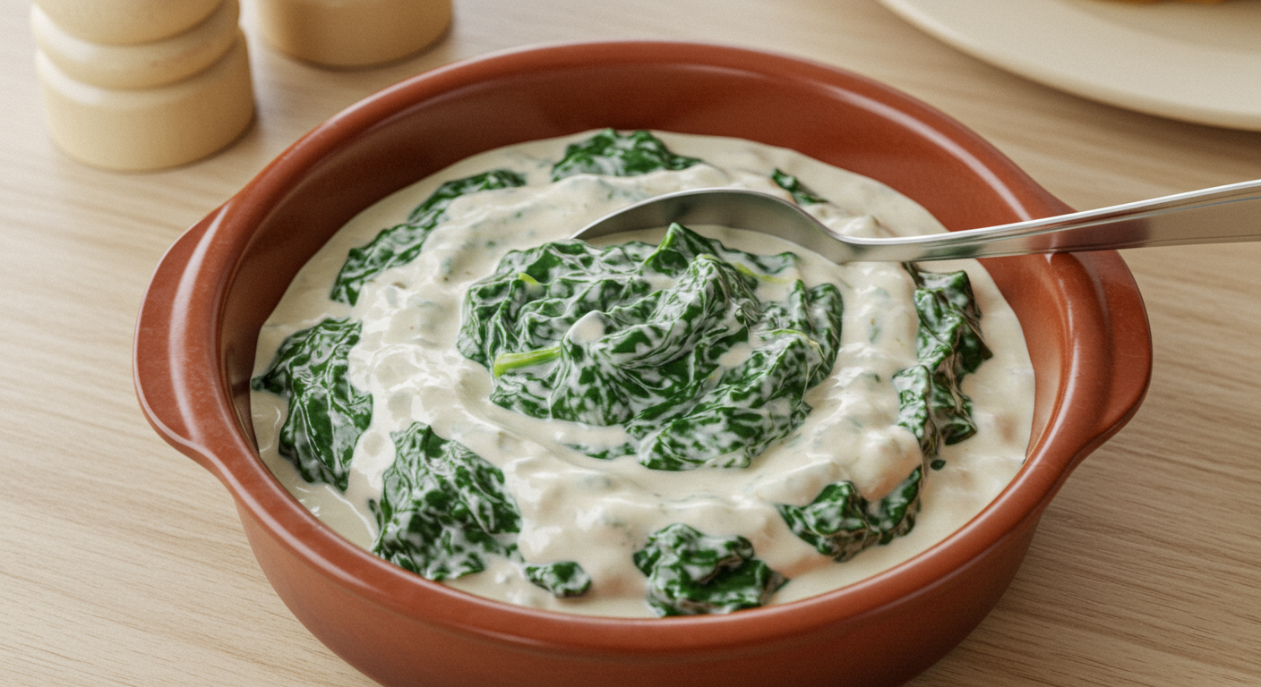 easy creamed spinach