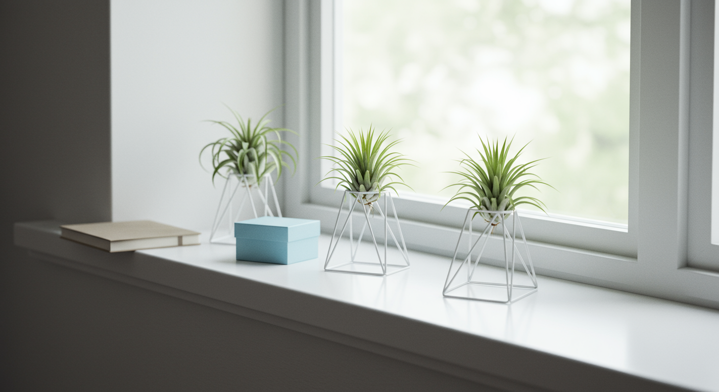 You can display air plants any way you like.
