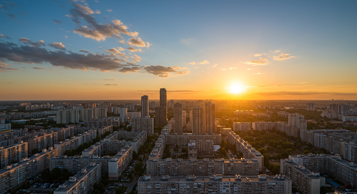 a large city landscape