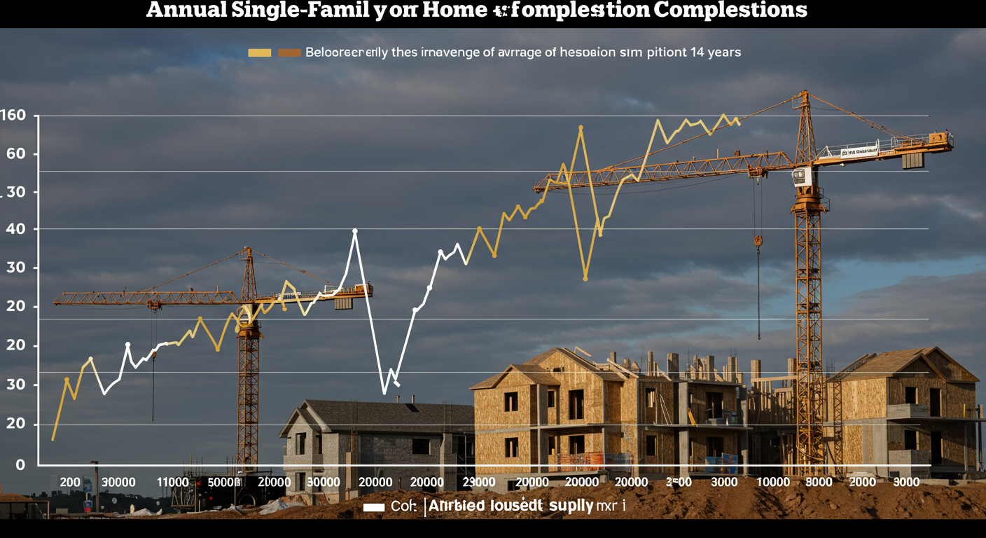 the single-family housing units completed. And this tells the story of why it&rsquo;s so hard to find a home right now. Why prices have risen the way they&rsquo;ve risen. And the simple answer is right there. For 14 straight years, we&rsquo;ve been below the 50-year average in builds in this country, going all the way back to the 70s. And what I always tell people is literally back in the 70s and 80s, there were more homes completed in this country than there have been in the last 14 years. The last decade, really. All of that coming out of fallout of the housing crisis in 2008. Builders being hit extremely hard, and having to build back slowly their capacity, their ability to bring new builds to market. But that no doubt, the lack of available homes coming to market, has constricted supply. A lot of people want to buy, driving the price up, making it hard to find a home. www.census.gov/construction/nrc/xls/co_cust.xls