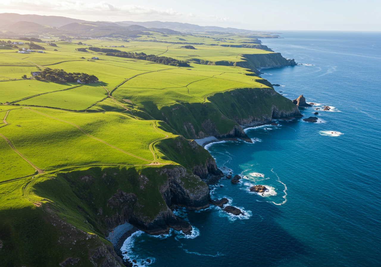 aerial view of peahi farms land on mauis north shore