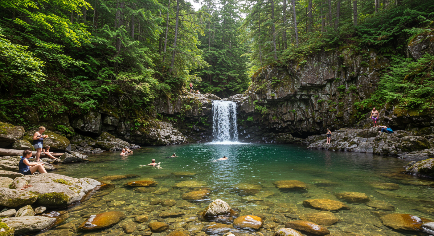 Stotan Falls Vancouver Island