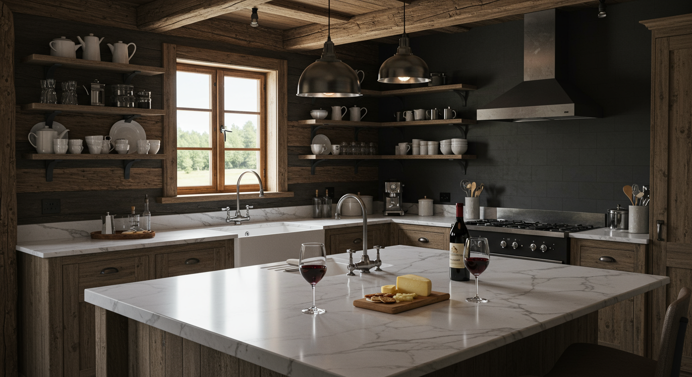 Rustic Cabin Kitchen