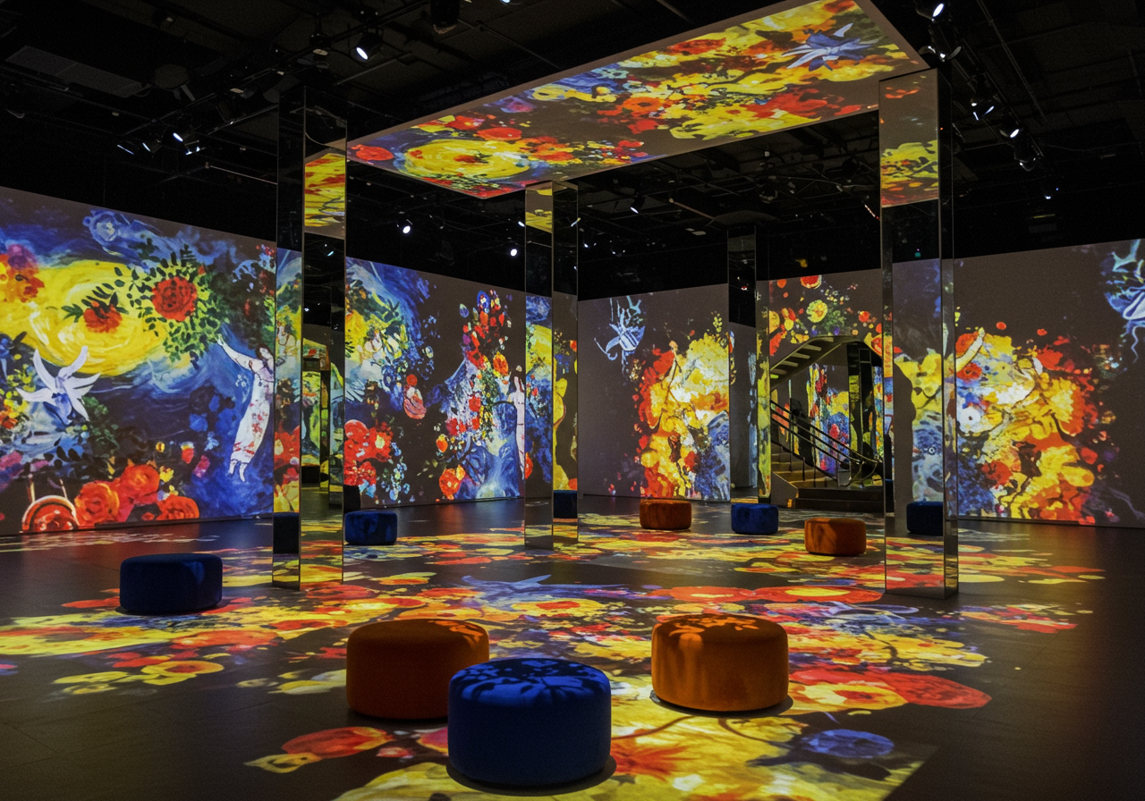 CHAGALL, PARIS - NEW YORK AT HALL DES LUMIÈRES, NYC — Average Socialite