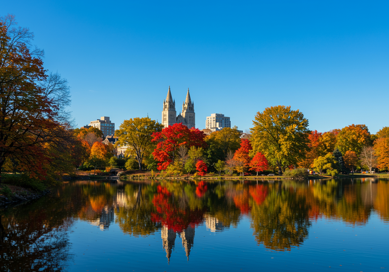 The San Remo is located on the west side of Manhattans Central Park.