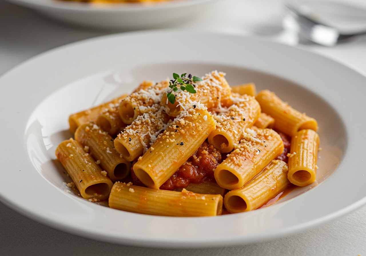 Bucatini from Molti Amici in Healdsburg.