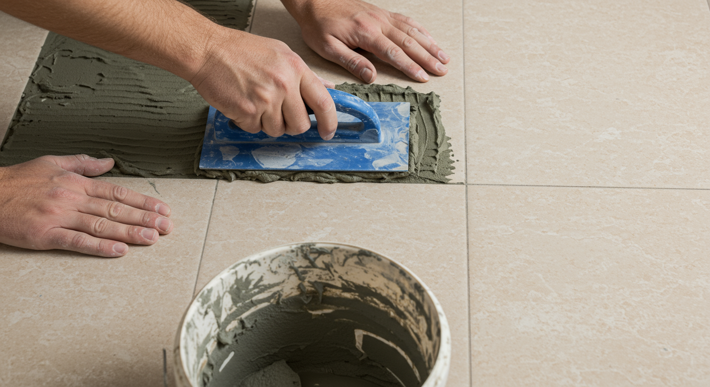 Re-grout tubs and showers