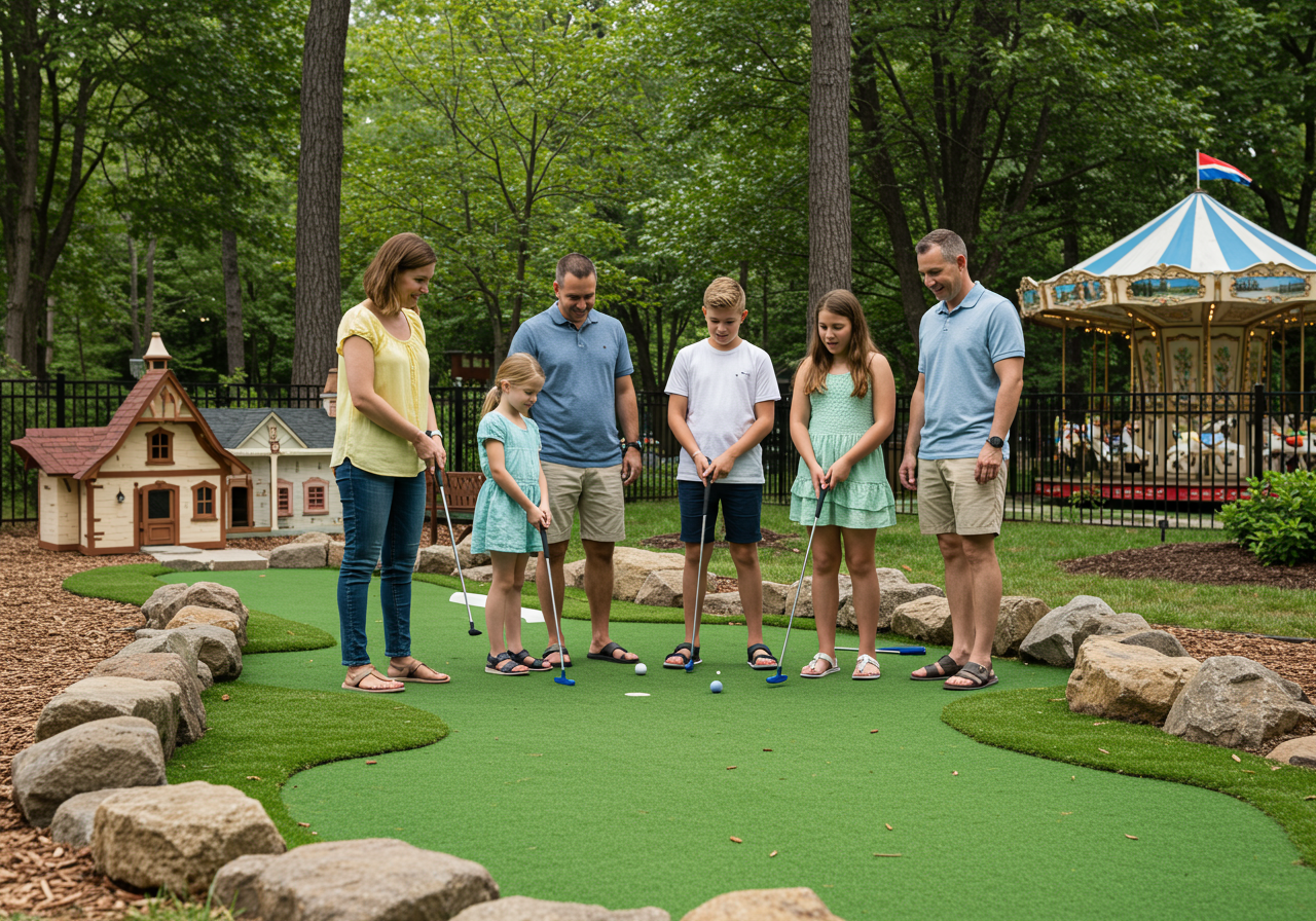 Franklin Square Park Philadelphia with kids