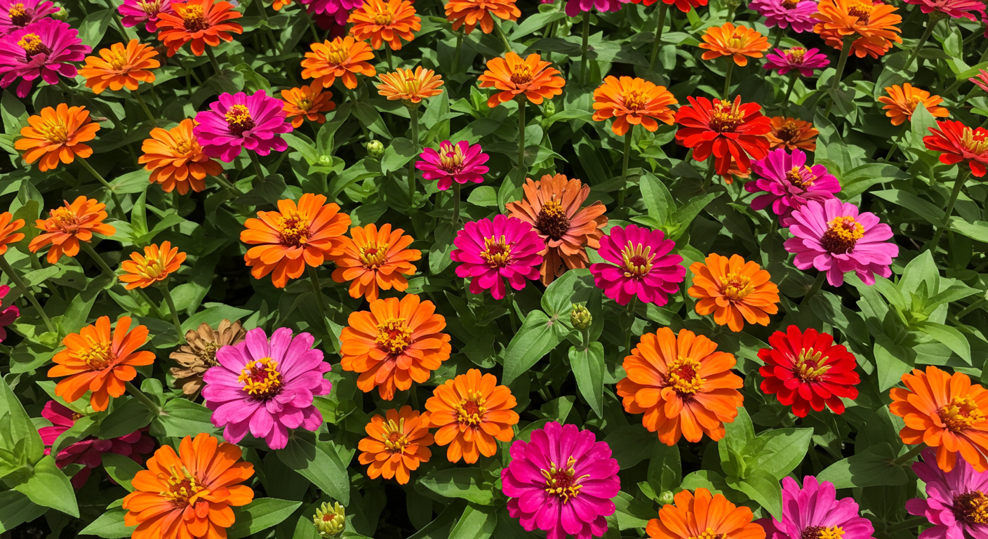 Best Annual Flowers for Full Sun Zinnia
