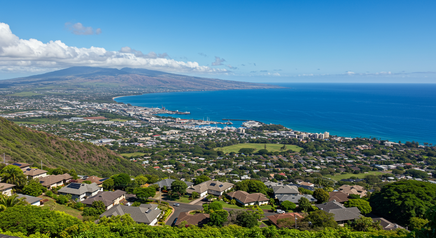 Lpoko Top View Towards Lahaina