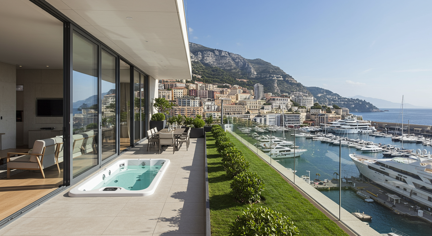 Waterfront penthouse