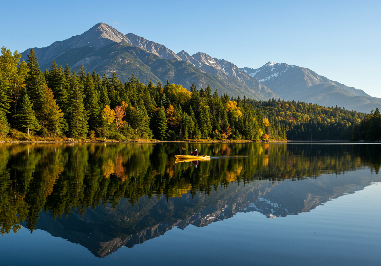 Kayaking travesia in Patagonia