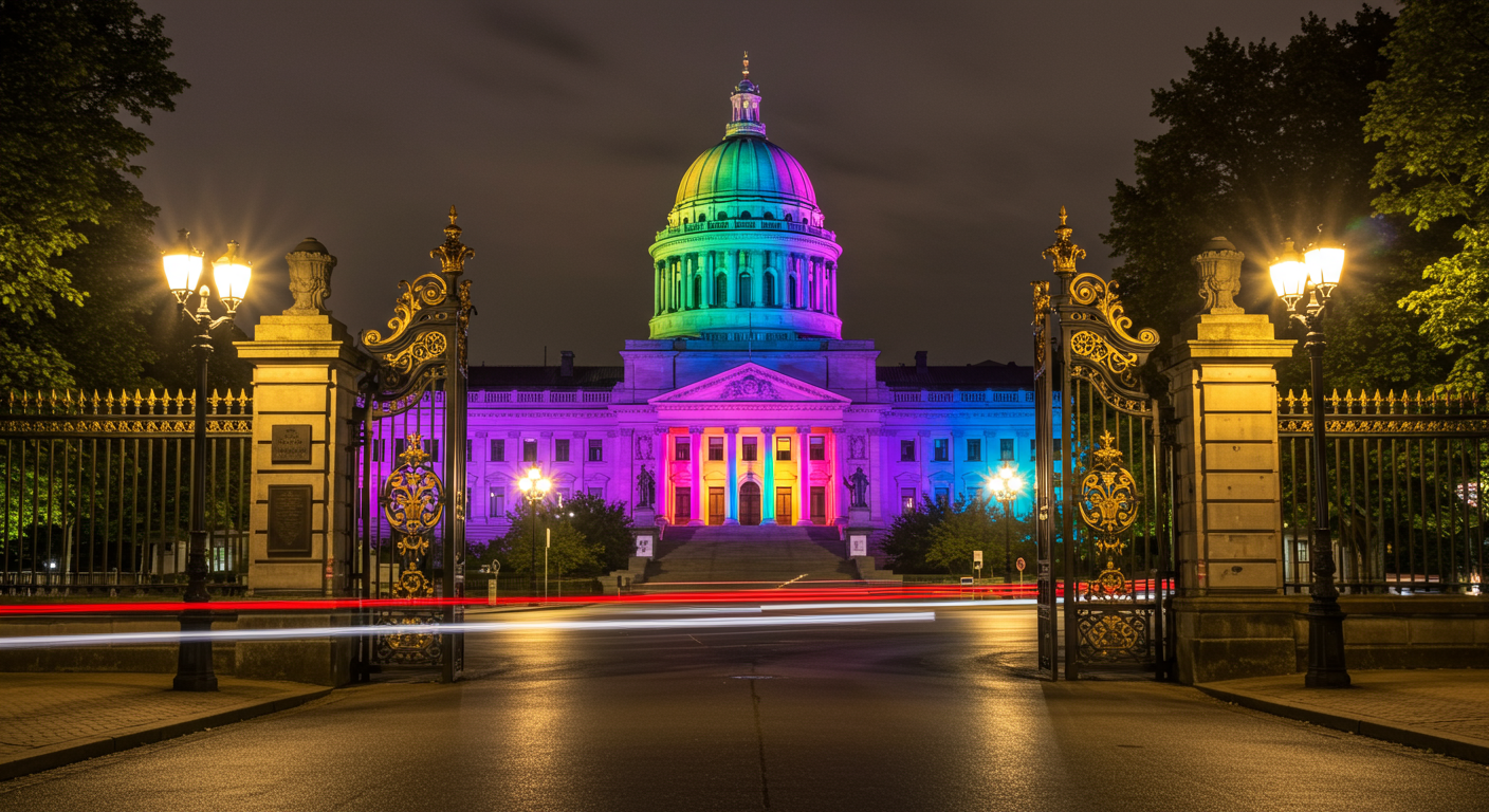 Pride Color San Francisco City Hall