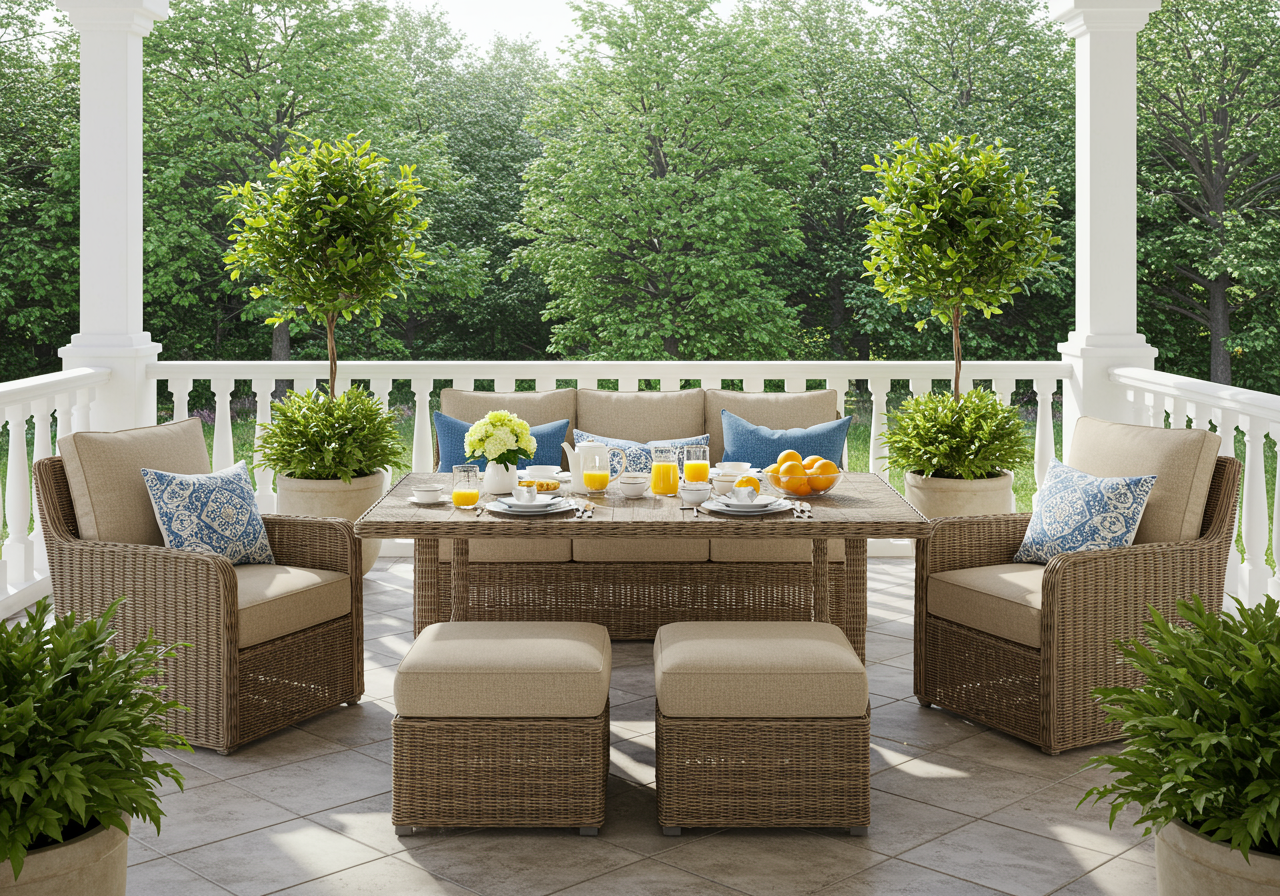 Stylish outdoor furniture