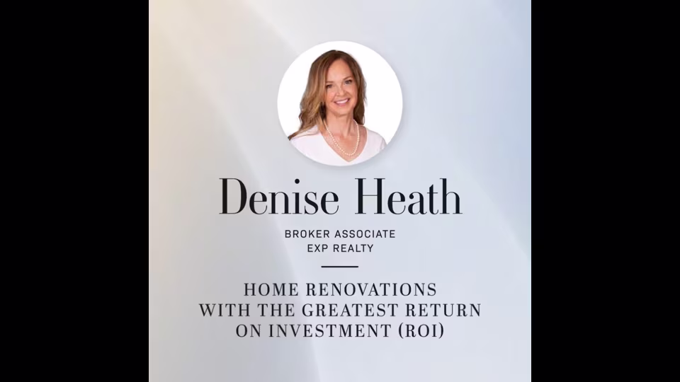 Home Renovations with the greatest return on investment (ROI)