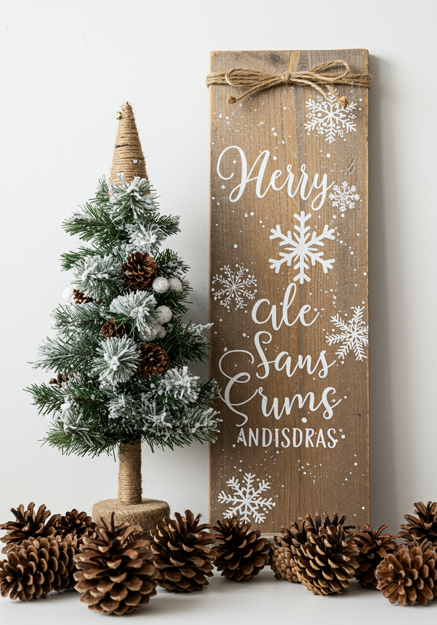 winter crafts let it snow sign