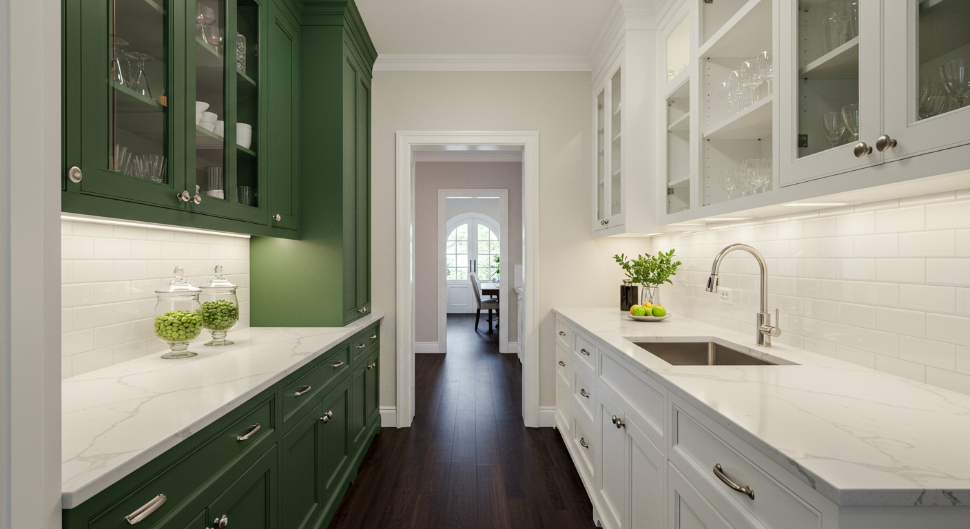 butler pantry in new home