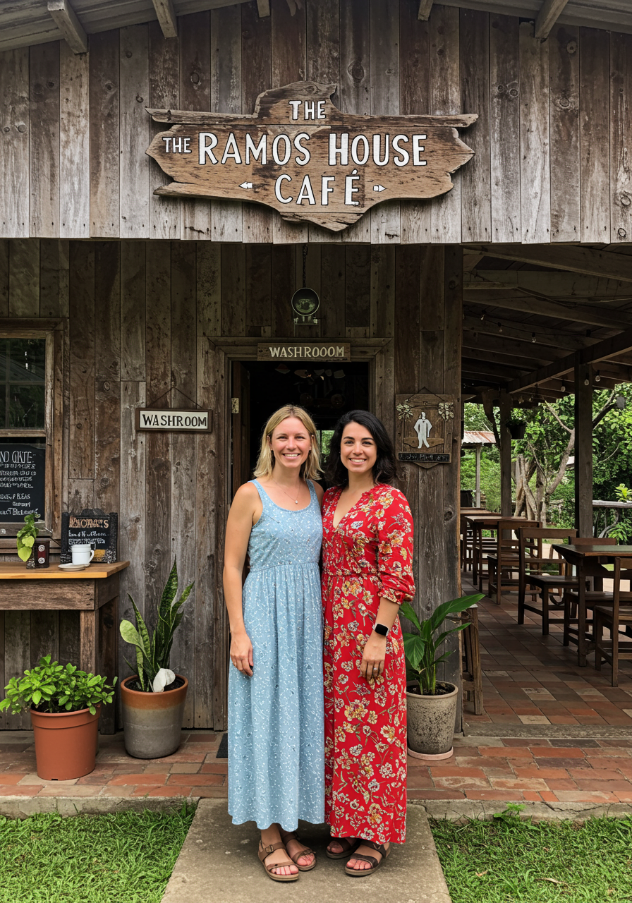 Dining room at The Ramos House Cafe