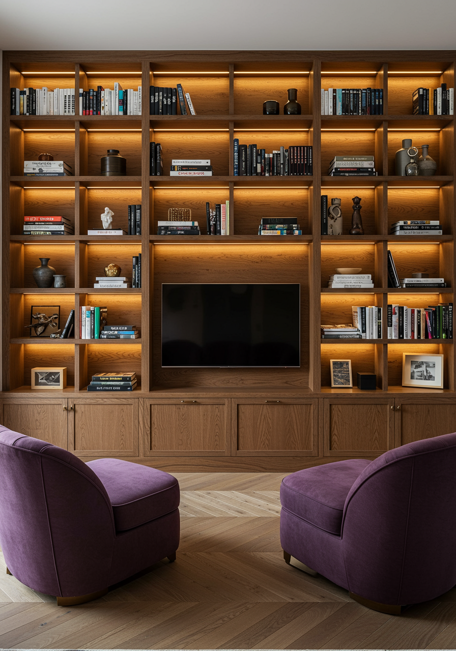 Lara Apelian Studio transformed a former medical office in Gramercy Park into a stunning duplex home. The living rooms...